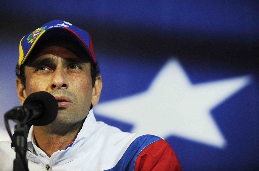 VENEZUELA-ELECTION-OPPOSITION-RESULTS-CAPRILES