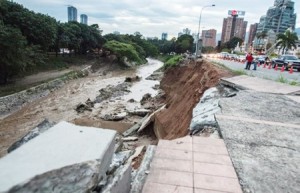 CALLES CAIDAS LUVIA