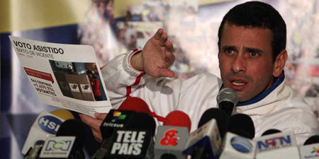 Capriles dijo no ser un actor en la política colombiana y pidió que no se le incluya en las situaciones políticas internas de Colombia