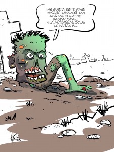muerto feliz