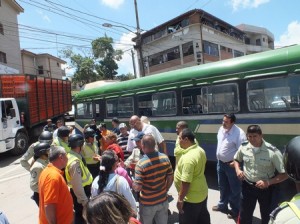 protesta autobuses