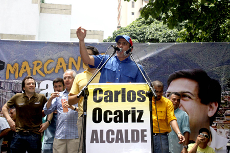 Capriles reiteró su apoyo a los candidatos de la Unidad