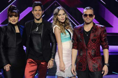Belinda y Angélica María junto al dúo venezolano Chino y Nacho