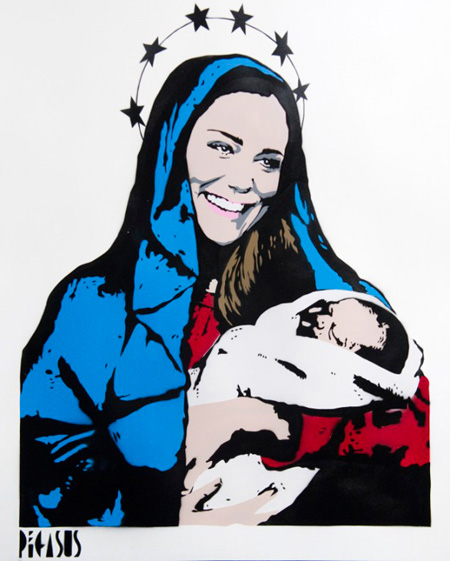 Su creador afirmó que Kate “lo tiene todo, es una bella princesa”. Sin embargo, aseveró que muchas personas podrían encontrar su pintura como “ofensiva"