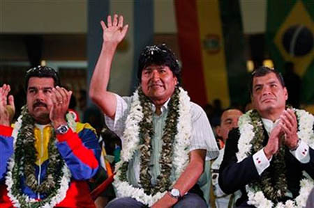 Maduro, Morales y correa se reunirán a fin de impulsar la consolidación de la Alba, Unasur y la Celac