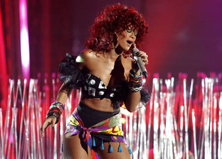 La presentación de Rihanna en Puerto Rico siguió a la que hizo el sábado pasado en República Dominicana