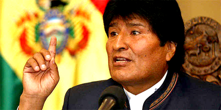 Morales a Maduro: ¨Le felicito, eso es defender de la dignidad y soberanía de nuestros pueblos"