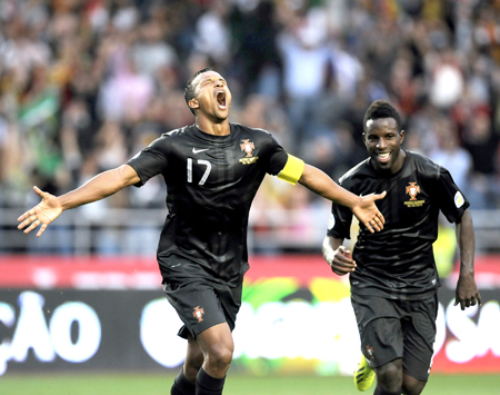 Portugal goleó, pero deberá disputar el repechaje para ir al Mundial