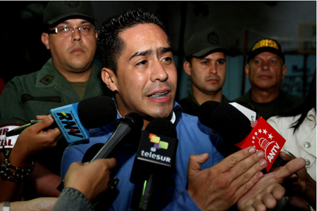 El diputado por el Partido Socialista Unido de Venezuela (Psuv), Robert Serra