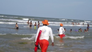 Bañistas
