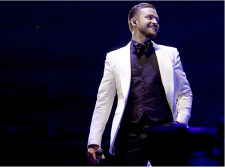 Timberlake protagonizó un sonoro regreso a la música en 2013 con “The 20/20 Experience”
