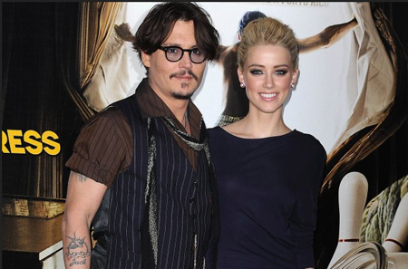 Johnny Depp admitió que está comprometido con la actriz Amber Heard