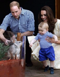 El marsupial fue originalmente llamado Boy, pero luego fue cambiado por Jorge para celebrar el nacimiento del Príncipe