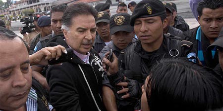 El expresidente guatemalteco Alfonso Portillo fue condenado a cinco años y diez meses de prisión por "conspiración para cometer lavado de dinero" AFP