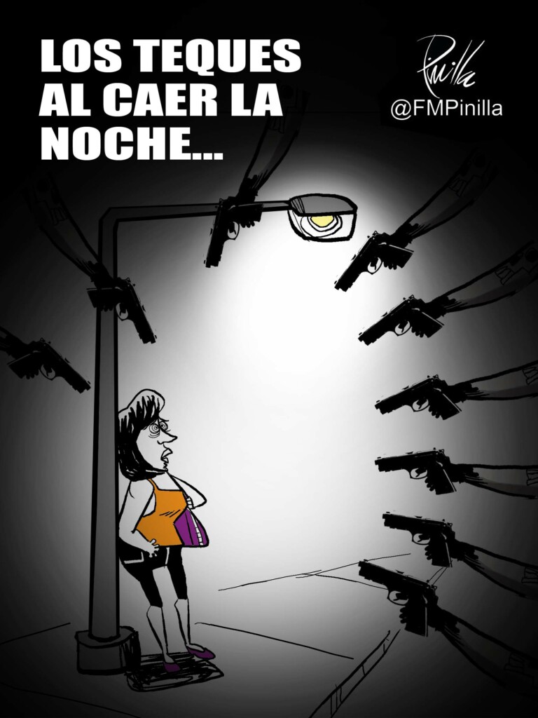LOS TEQUES AL CAER LA NOCHE