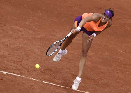 Muguruza dinamitó Roland Garros al eliminar a la gran favorita del torneo AFP / Dominique Faget