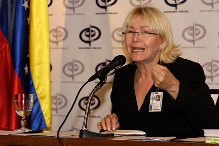La Fiscal General de la República, Luisa Ortega Díaz afirmó que desconoce la imputación realizada a María Corina Machado