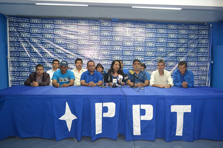 El Partido Patria Para Todos (PPT), en su acostumbrada rueda de prensa de los lunes, reiteró su apoyo al presidente de la República AGENCIAS