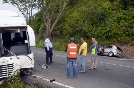 Accidente de tránsito en la Panamericana