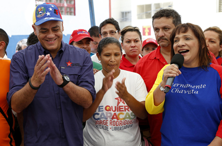 La ministra para la Salud, Nancy Pérez, encabezó este domingo el lanzamiento del Plan Nacional contra el Dengue y la fiebre Chikungunya CORT. ALCALDÍA DE CARACAS