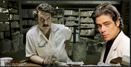 Benicio del Toro encarna a Pablo Escobar en "Escobar: Paradise Lost"