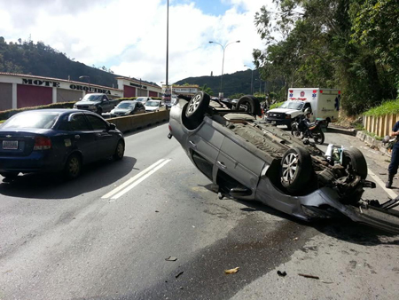 Accidente en la carretera Panamericana