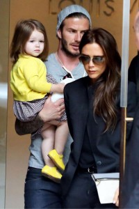 La pequeña Beckam se abre paso en la farandula