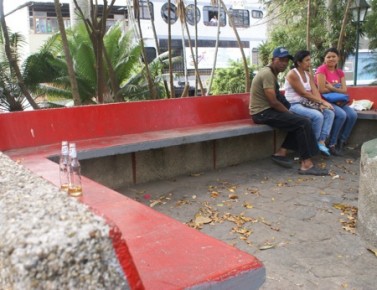 Las botellas de alcohol son el principal panorama