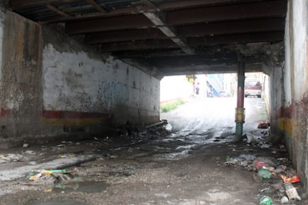 Aguas negras y basura son las protagonistas del lugar 