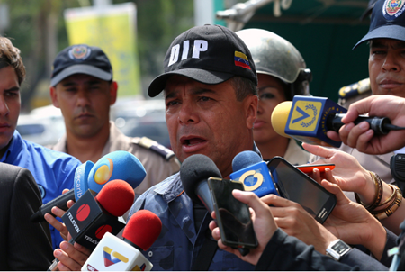 Eduardo Serrano, director de operaciones de la Policía Nacional Bolivariana