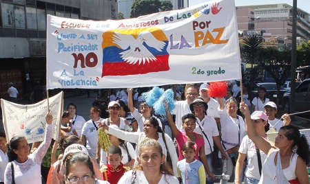 Colegios de distintas parroquias se sumaron a la iniciativa