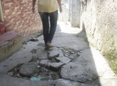 El estado de las calles es pésimo