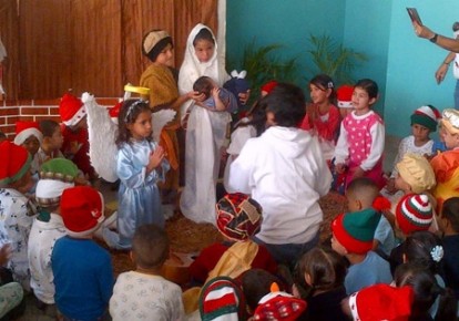 María y José dieron la bienvenida al mundo al niño Jesús