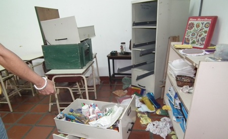 Robo la rosaleda