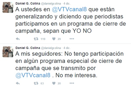 Tuits Daniel Guillermo Colina