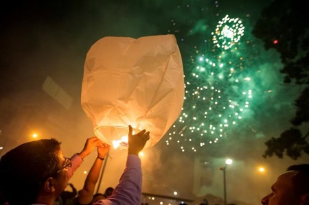 globos año nuevo
