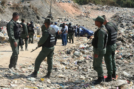 Al lugar se hicieron presentes efectivos de la GNB