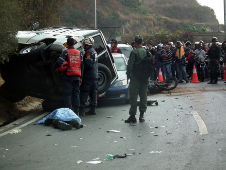 El guardia pereció debido al fuerte impacto