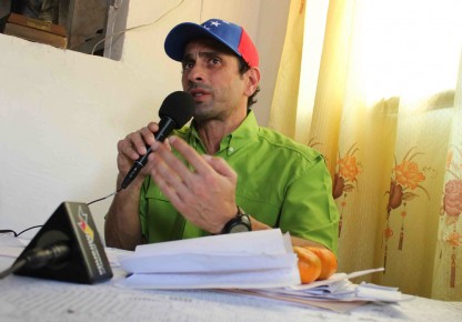 Capriles: “Maduro es el modelo, entonces hay que cambiar a Maduro, eso es lo está diciendo el pueblo en la calle”.