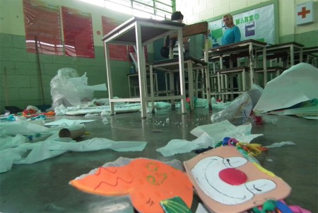 Antisociales hicieron de las suyas en los salones