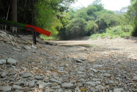 Desaparecieron las piscinas naturales en menos de 20 días.