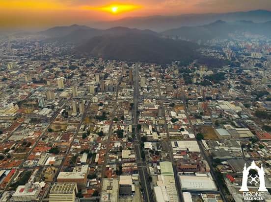 Atardecer sobre Valencia