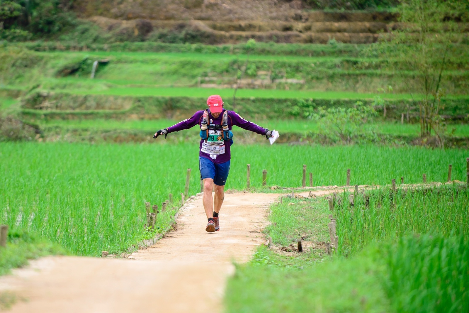 Pedro Vera en la ruta del Ultra Asia Race
