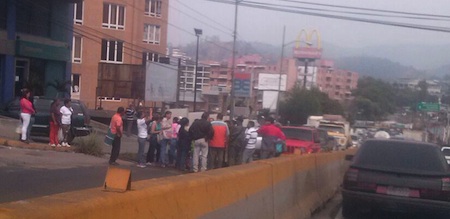 Por quince minutos cerraron el paso en la Pedro Russo Ferrer