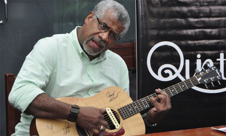 Frank Quintero, se encuentra a gusto por regresar a los escenarios.