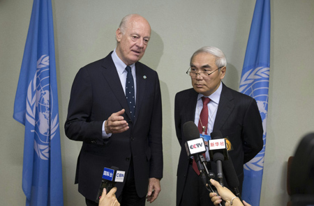 Emisario especial de la ONU para Siria, Staffan de Mistura