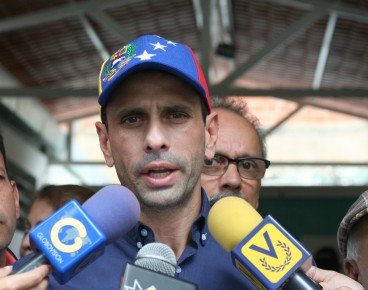 El gobernador de Miranda, Henrique Capriles. ARCHIVO