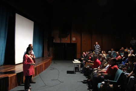 Aurora Morales participó en el encuentro.