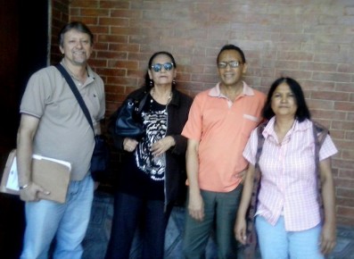 Colmenares estuvo acompañada por Masleni Pinto, secretaria general; Andrés Orellana, secretario de organización; Edwin Mendoza, secretario de actas; Eunice de Ochoa, secretaria de asuntos sociales y Pablo Martínez, secretario de asuntos laborales y de contratación