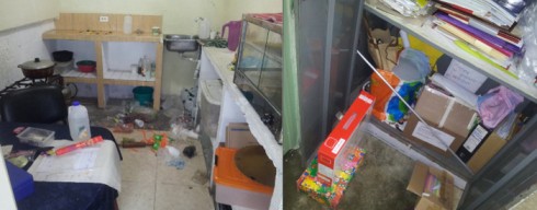Los vándalos ingresaron por una reja y destrozaron la escuela